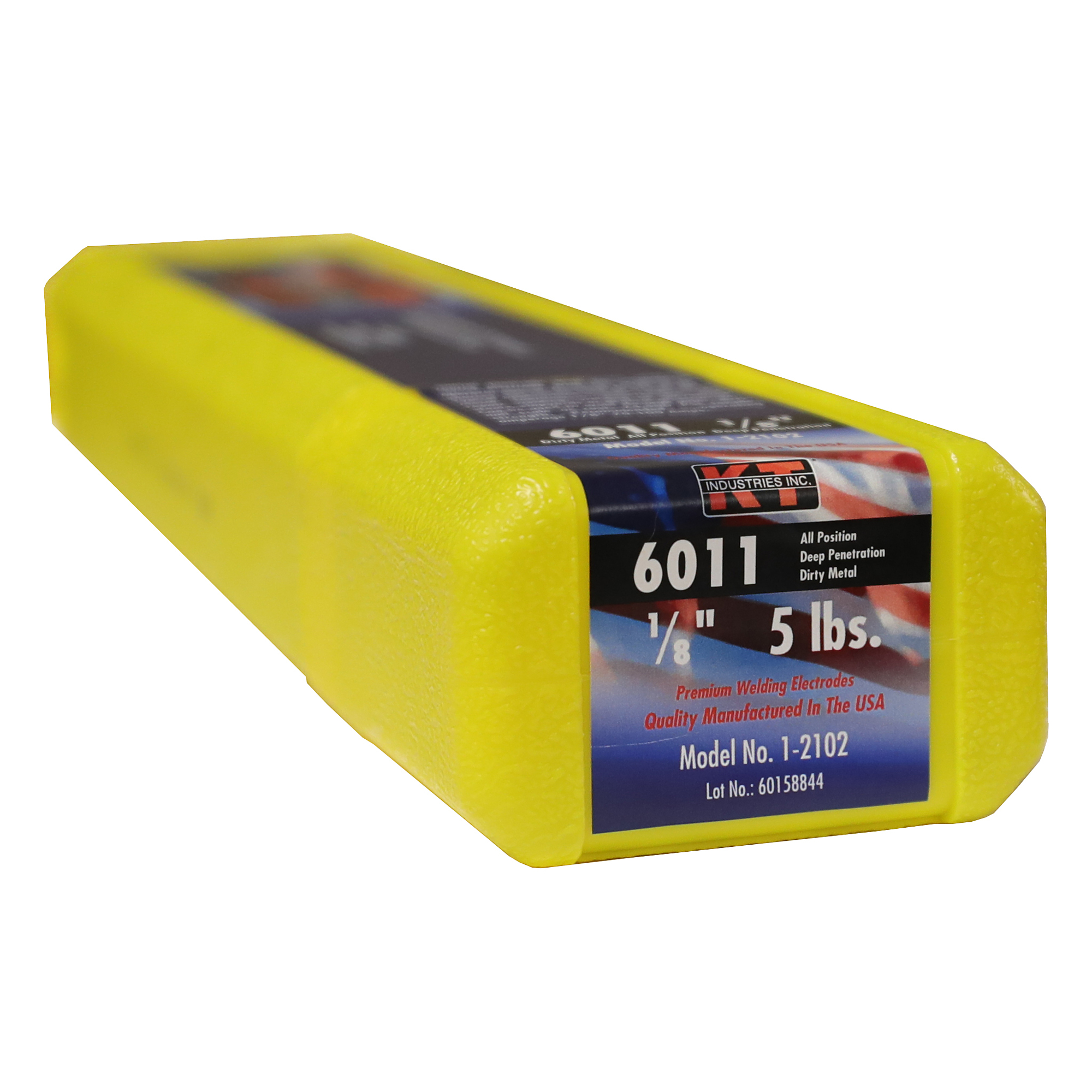 K-T Industries USA 6011 Electrode — 1/8in., 5 lbs., All Position, Model# 1-2102